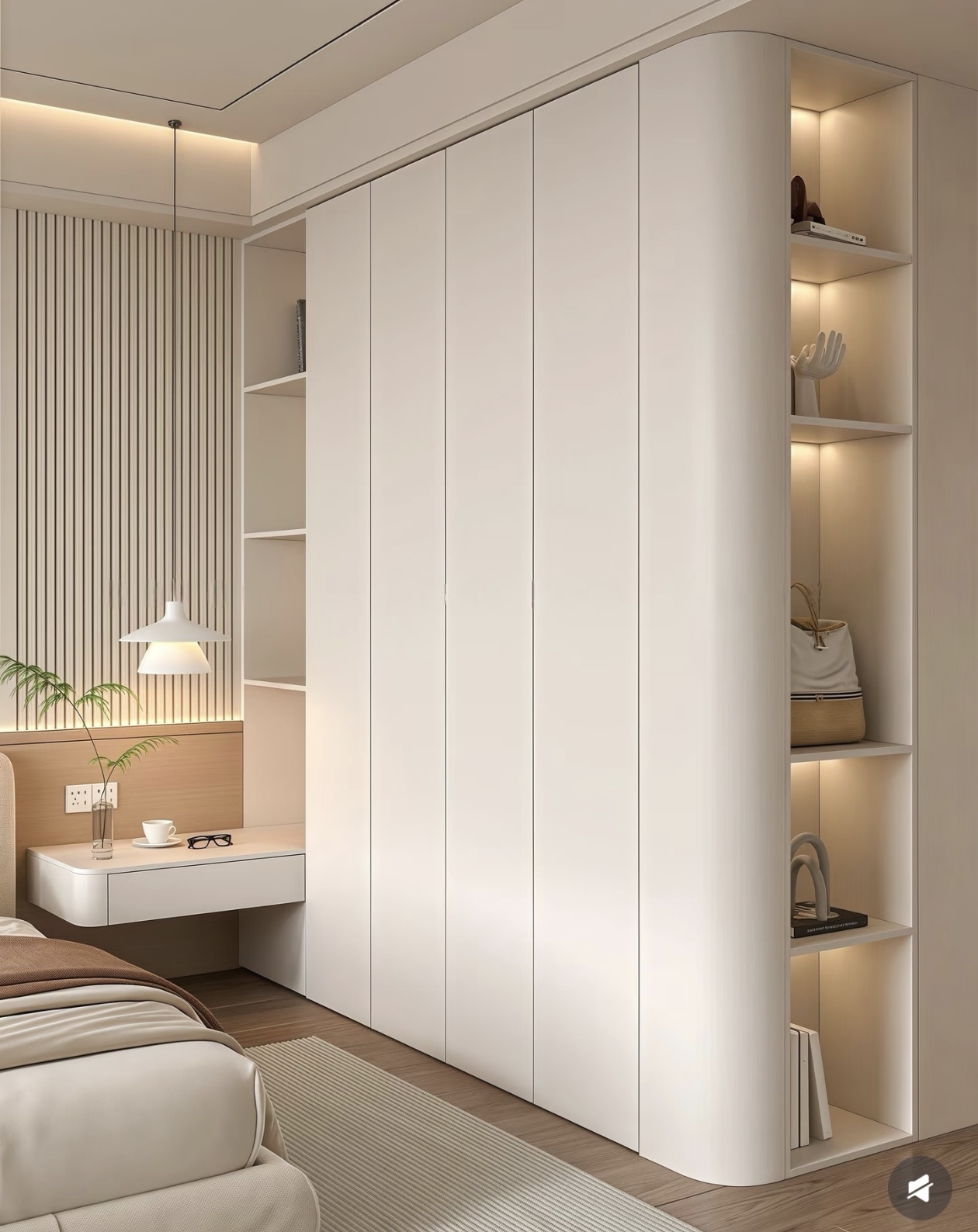 高端全屋定制衣柜激光封边wardrobe-laser-edge-sealing